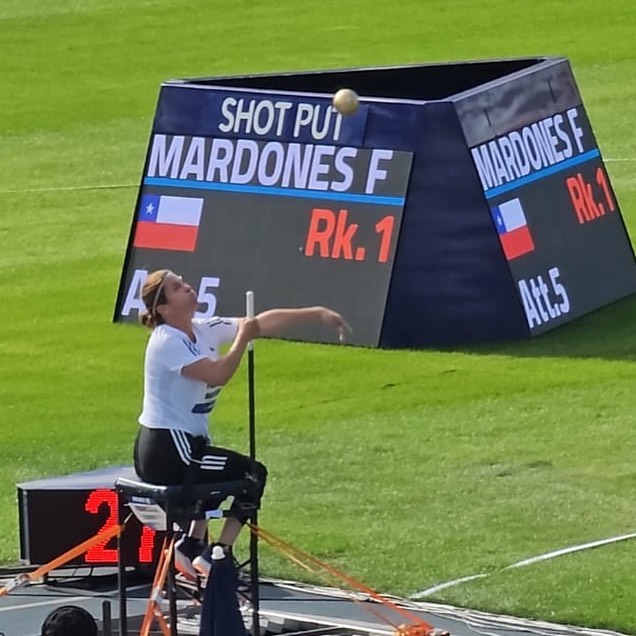 🤩🙌🏼 ¡Segunda del mundo! 🥈

👉🏼 Felicitamos a nuestra embajadora <a href="/Fran_Mardones/">Francisca Mardones</a>  por su reciente medalla de plata en el Mundial de Para Atletismo #Paris2023🇫🇷.

👉🏼 La chilena logró una marca de 7 metros y 44 centímetros en el lanzamiento de bala, posicionándola como una de las