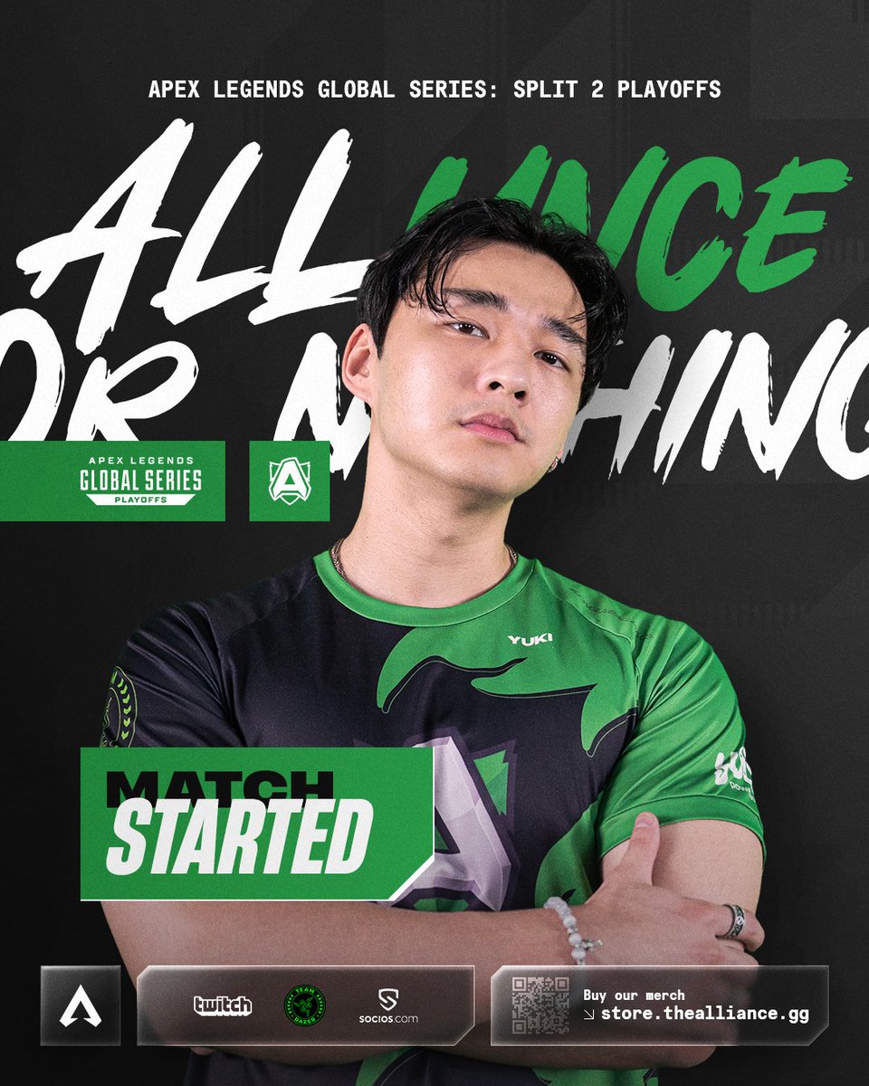 The time has come and we are LIVE! MAIN STREAM twitch.tv/playapex TEAM POV twitch.tv/telnach_febbce… WATCH PARTY twitch.tv/vaifs #LongLiveAlliance #ALGS