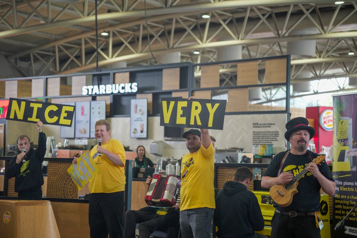 This week <a href="/electricbrolly/">Electric Umbrella</a> launched our 2nd yellow piano at <a href="/welcomebreak/">Welcome Break</a> Oxford services

We're chuffed to partner with them and excited to install more pianos in the coming months

Thanks also to ar18ltd for making the pianos a lovely yellow :)

#electricumbrella #welcomebreak