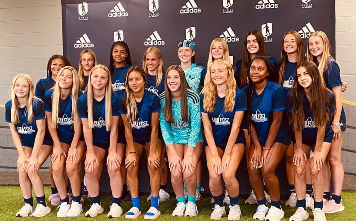 Gabby_Thompson4's tweet photo. Just wrapped up our season at the @GAcademyLeague National #GAFinals. I am so proud of my @LouFusz2008GA team for our amazing season. Though we came up short of the championship win, we went from strong to stronger, playing with passion and purpose. #NoRegrets #ReadyforNextSeason https://t.co/sFhwNX86zT