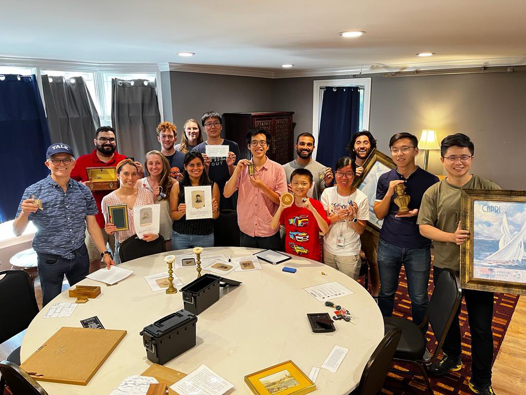 Our group at the Adventure Escape Room in Shelton, CT.   A great team-building activity and lots of fun on a hot summer day.   And we managed to escape the room after one hour….. @YaleSEAS @YaleEnvEng       #EscapeRoom   #TeamBuilding