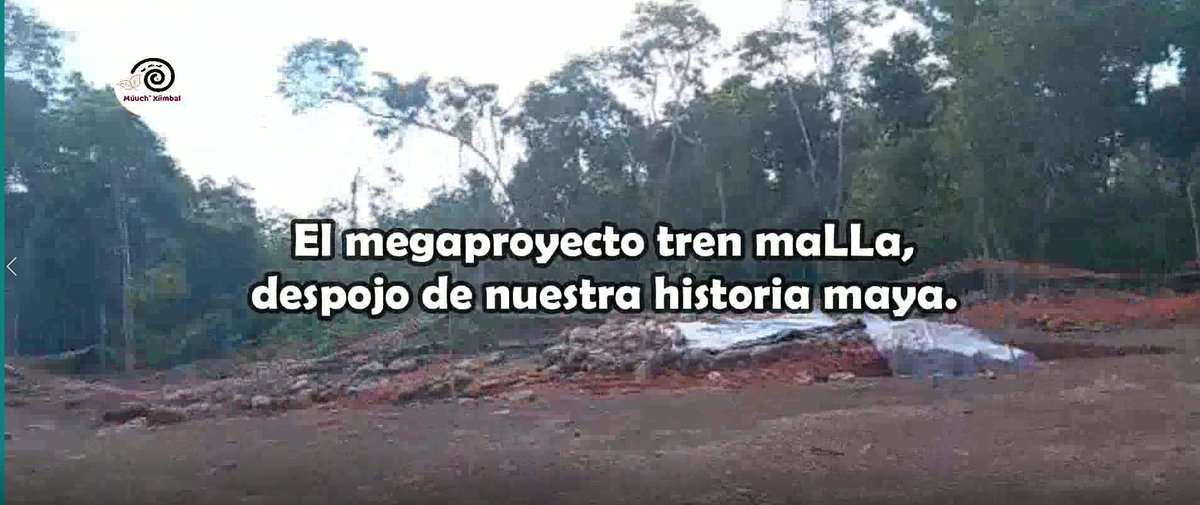 MXiinbal's tweet photo. El megaproyecto tren maLLa, despojo de nuestra historia maya.
https://t.co/lW008cmb2E https://t.co/aUB0z8erix