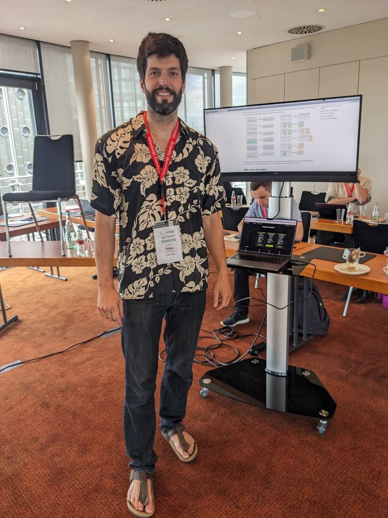 DIMVAConf's tweet photo. The #DIMVA 2023 Best Tool Presentation Award goes to Matthias Vallentin @mavam from Tenzir for the tool Tenzir. https://t.co/dOjp2WMDnY