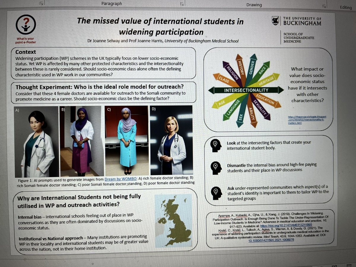 The third and final piece of work presented at #ASME2023 today from myself and <a href="/jovicharris1/">Jo Harris</a> thinking about the value of international students in widening participation. Hopefully this was thought-provoking for all those listening!