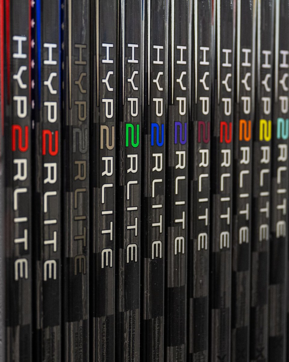 BauerHockey's tweet photo. HYPER-quick, HYPER-lightweight, HYPER-customizable. The HYPERLITE 2 stick is now available for customization on #MyBAUER -hoo.be/bauerhockey/fvBJYVFxFe
Order on #MyBAUER Quick Turn in select colorways and be the first to experience #HYPERLITE2. https://t.co/rbgCym9uwb
