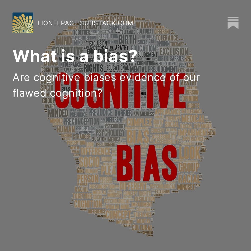 page_eco's tweet photo. New post: "What is a bias?" As behavioural economics faces growing questions about its findings, I revisit the overall meaning of the literature on biases.
https://t.co/3v2VdtJVG9 https://t.co/HoysRzwnGH