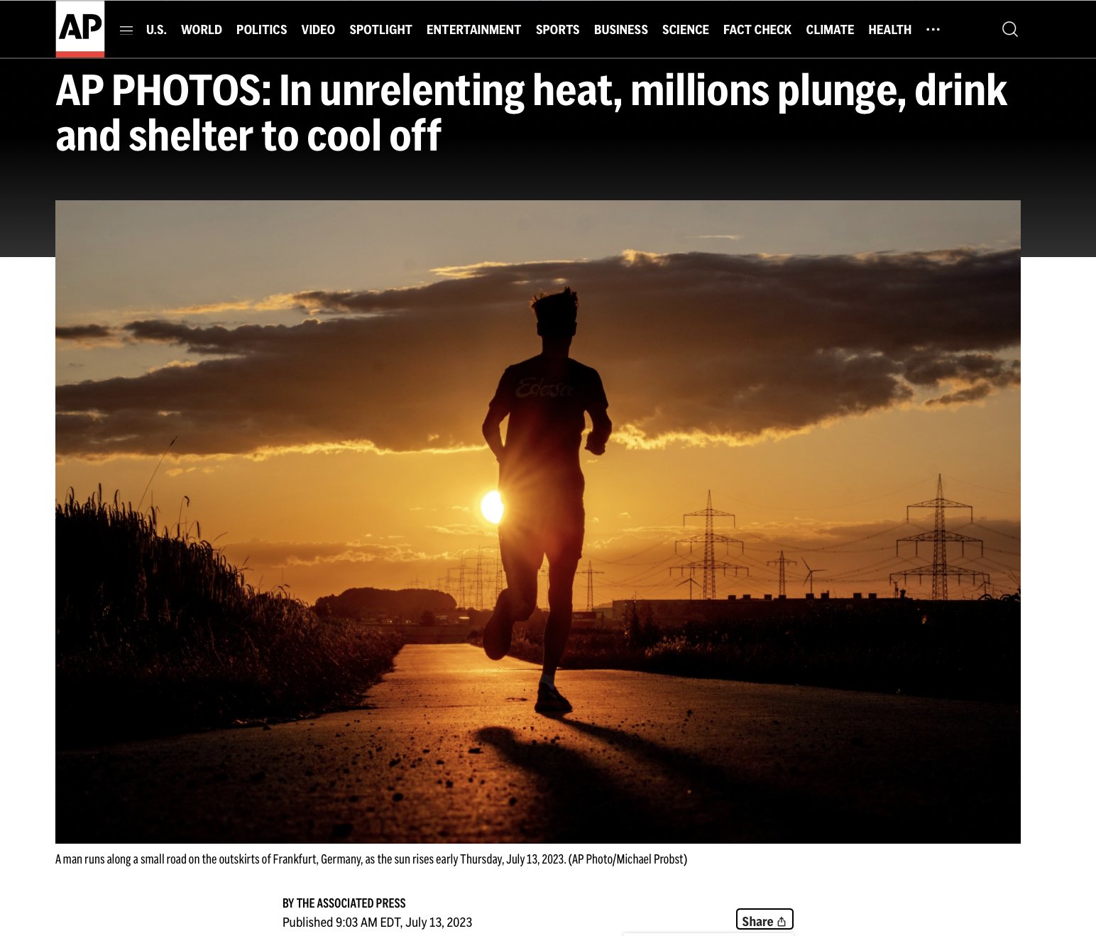 Steve Milloy on Twitter ".AP climate hysteria "In Phoenix, temps