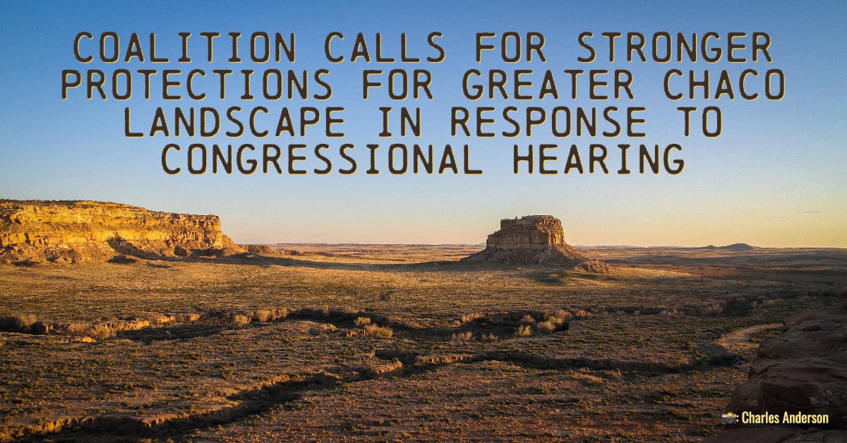 The Greater Chaco Coalition is voicing concerns over a bill that will hinder critical progress made through the Honoring Chaco Initiative #FrackOffChaco #EndSacrificeZones. ---> frackoffchaco.org/blog/hr4374