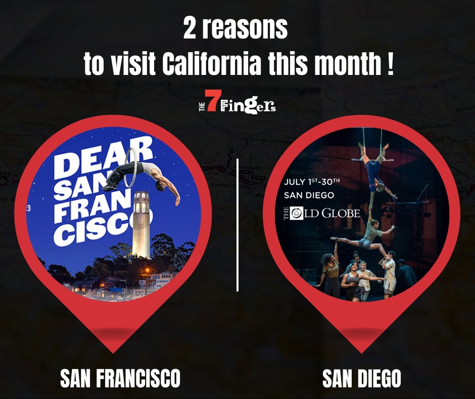 Les7Doigts's tweet photo. 2 raisons pour visiter la Californie ce mois-ci !

Dear San Francisco @clubfugazisf 
Passagers @TheOldGlobe https://t.co/ski03xzffk