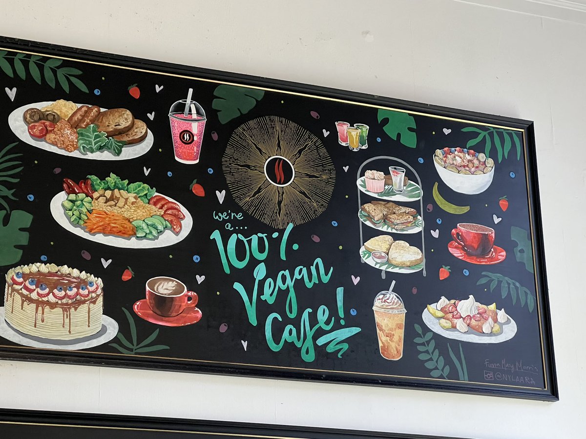 kidnapped_teddy's tweet photo. I’m in Leicester at #PranaCafe - 100% #Vegan cafe
This place looks amazing.
Food pics to follow. https://t.co/u1WLdyhoNV