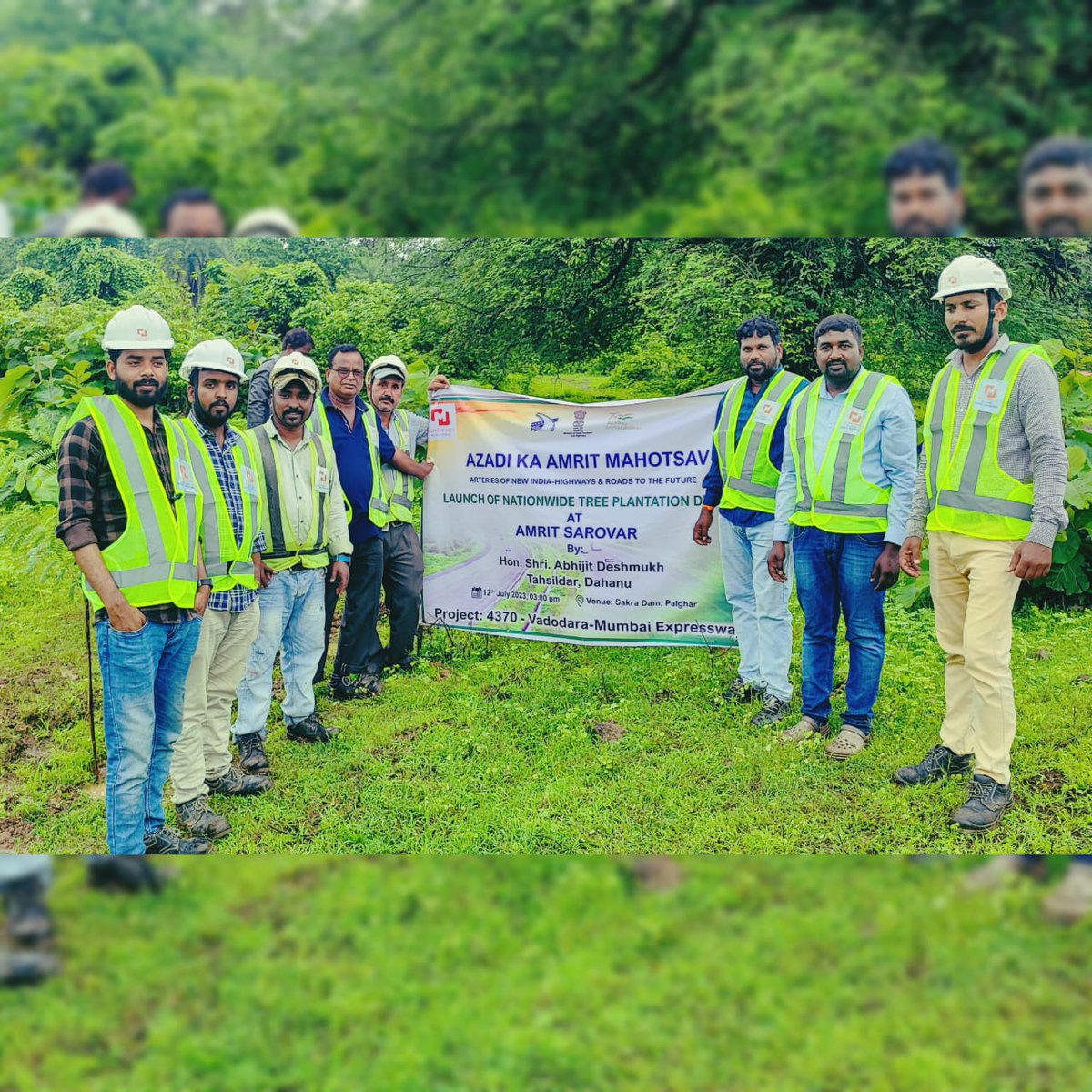 jeevi777's tweet photo. Celebrating #AmritMahotsav,  🌳tree plantation drive near Sakra Dam,  Vadodra Mumbai Expressway Project-12, Palghar, Maharashtra. 

#NHAI #GreenHighways #BuildingANation
#MCL #MCLVME12
#NationwideTreePlantation 
#AmritMahotsav https://t.co/I16s1F6Jtv