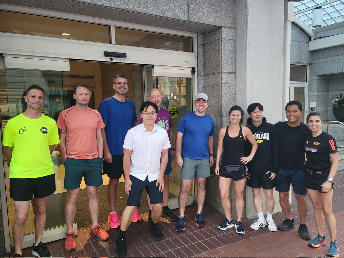 thewilliamslab's tweet image. Day #2 #SSIB2023 running crew