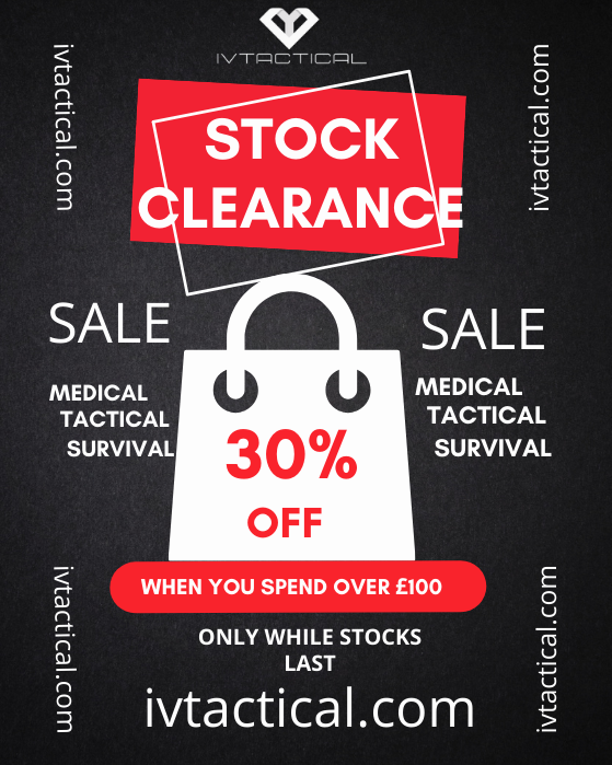 Stock Clearance Sale! Still on, lots of bargains, check out our available stock!
ivtactical.com
#tacticalmedicine #tacmed #combatmedicine #stopthebleed #tactical #military  #firstaid #frec3 #frec #fposi #fpos #policemedic #firstresponder #stjohnsambulance