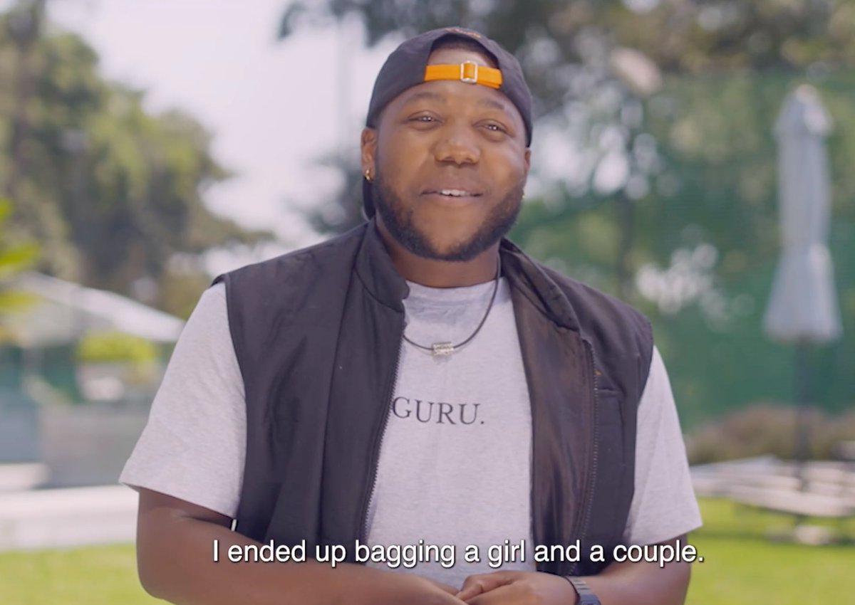 Mzansimagic's tweet photo. But got Aviwe bragging. 🙃
#SjolaSonke #SJSReunion #lessmgowomoremjolo https://t.co/fvbj9JaObS https://t.co/9xMsnzspaK
