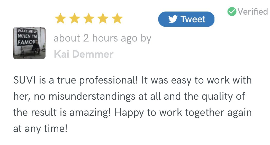 Thanks Kai for the kind words soundbetter.com/profiles/20644… #Singer # via <a href="/SoundBetterNow/">SoundBetter</a>