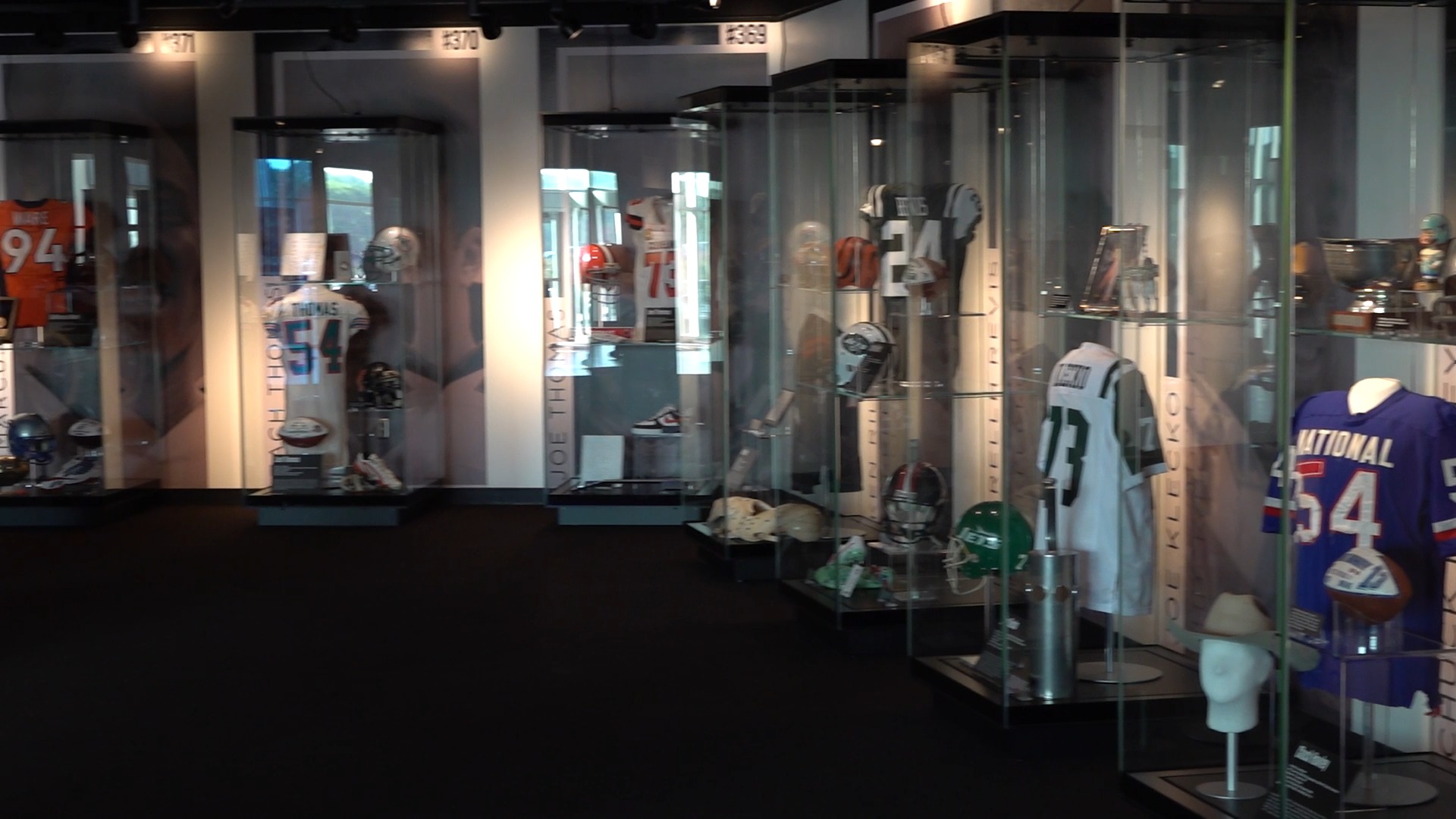 Pro Football Hall of Fame on Twitter: 'This summer, a new version of a  featured exhibit for incoming members has been unveiled in Canton. It  includes a free-standing glass case for each