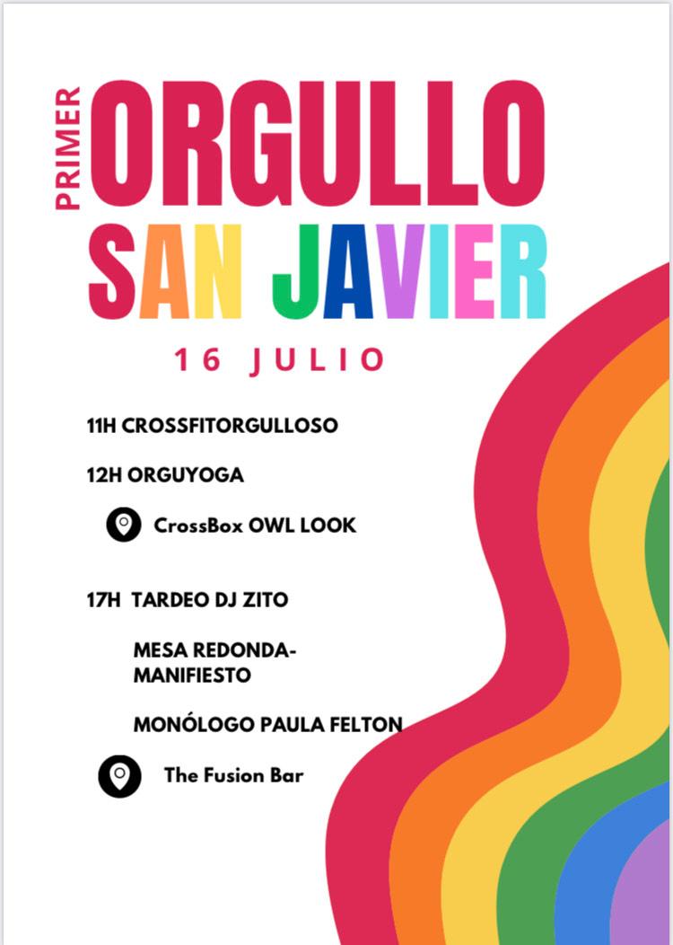 tuweb_tv's tweet photo. 🖨▶️ Llega a San Javier el primer ORGULLO LGTBIQ+ de la historia del municipio. Jóvenes del municipio, empresas, colectivos y algunos representantes políticos se unen para realizar un día de reivindicación y lucha. 22.00h #ActualidadInformativo https://t.co/1V2PNlUnQk