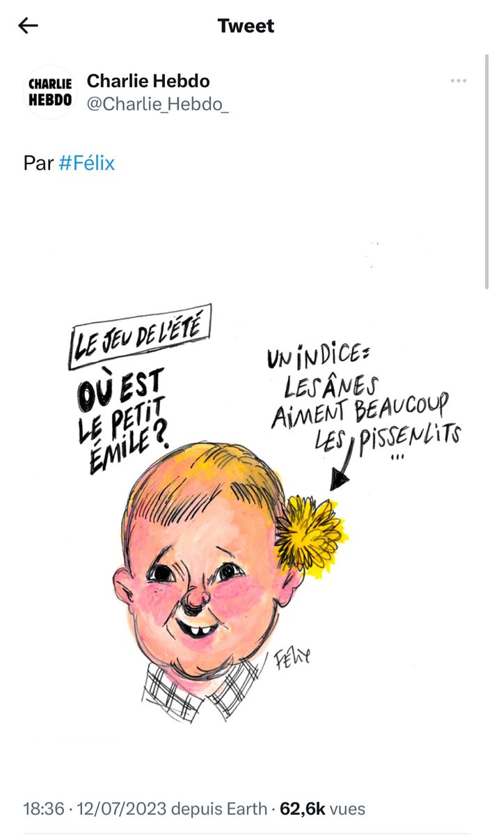 rohff's tweet photo. Charlie Hebdo Vous faites beaucoup + rire les charognards allergiques à l’hygiène et les ivrognes édentés lorsque vous attaquez les musulmans.

Ici, même eux ne vous trouvent pas
drôles. Donc vous caricaturez aussi sur le malheur des enfants ? Ça ne vous touche pas ? Vautours sans âmes…

Je suis pas Charlie moi🤮, je suis Nahël 
tous les jours.

H24 une pensée pour #Émile 💙🤍❤️