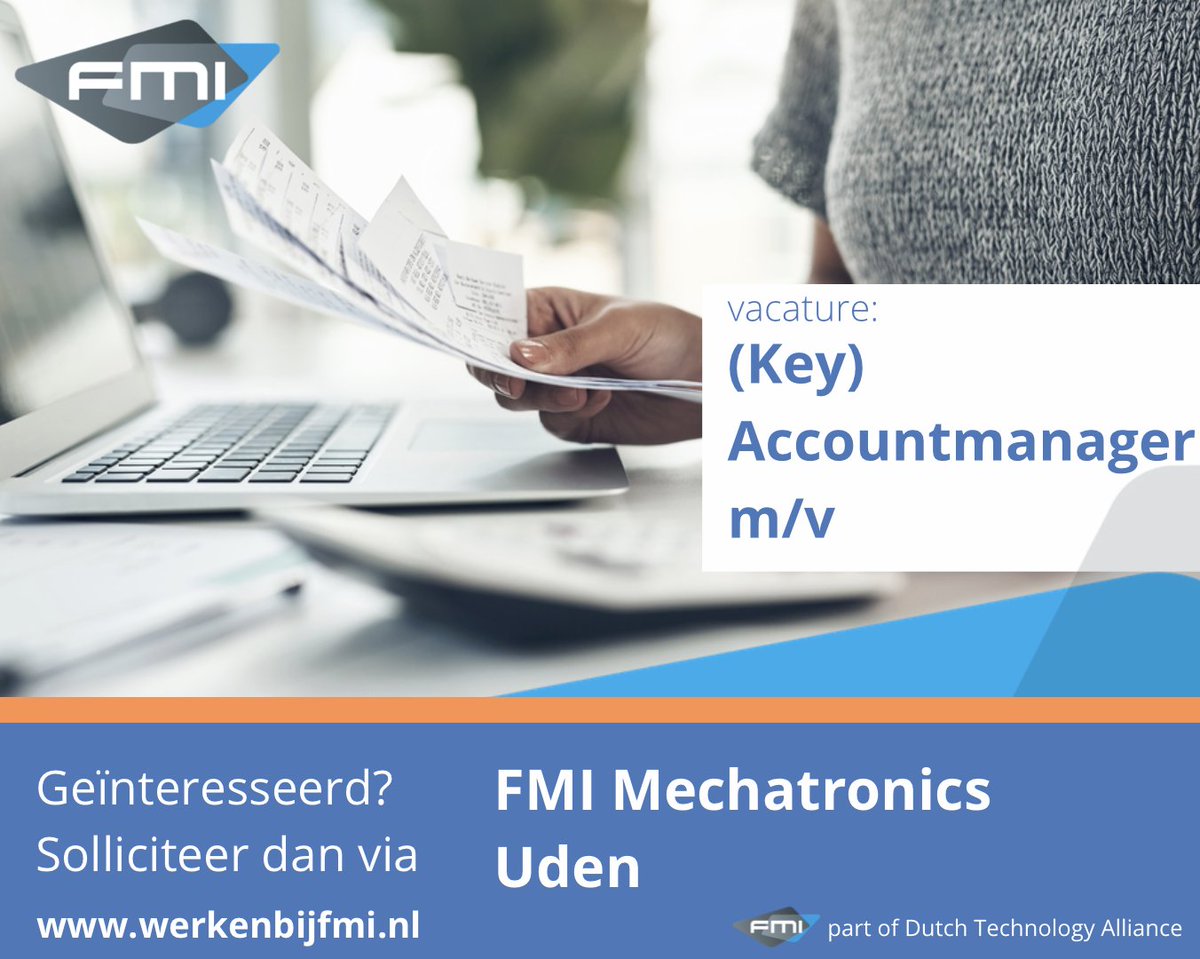 Kom jij ons team versterken?
werkenbijfmi.nl/vacatures/161/…
