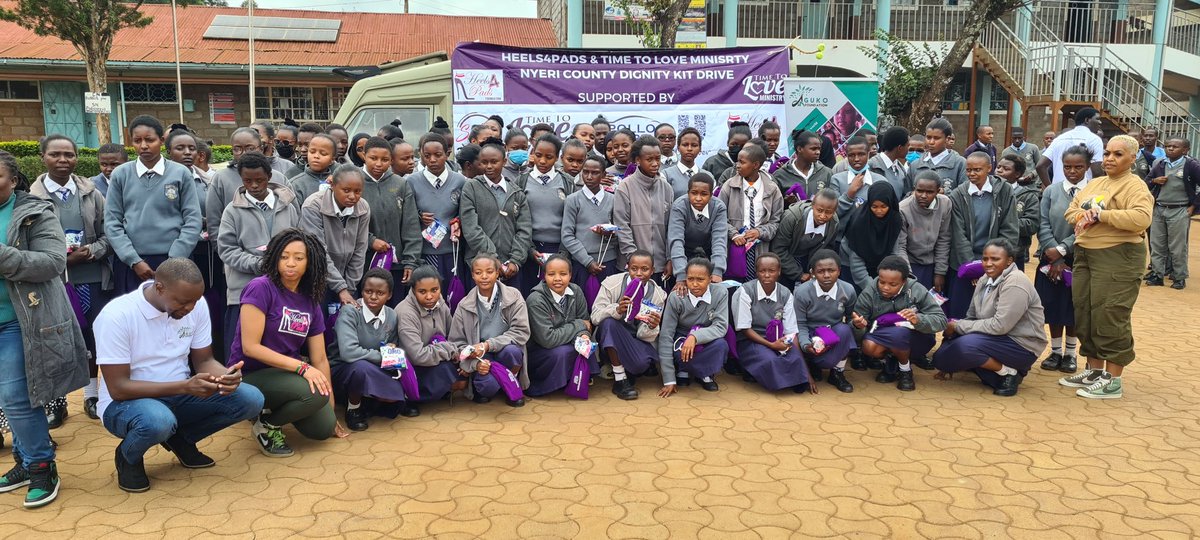 Day 4 has been an incredible success. We are coming to the tail end of the #Nyericounty drive where we  have been conducting a menstrual hygiene promotion campaign,  mentorship &  engaging girls all matters mindset, confidence and reminding them of the power they have.