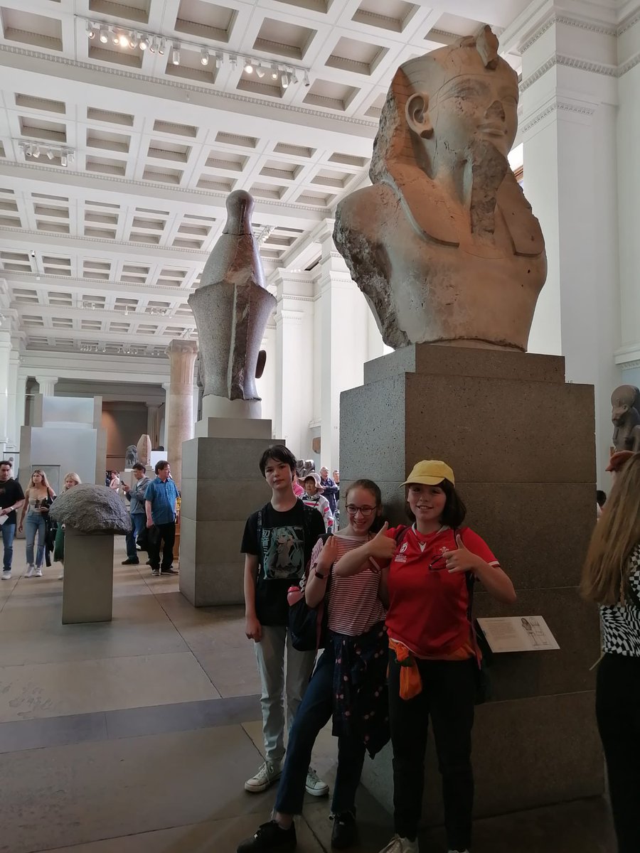 Activities Week ‘23. Students enjoying their visit to the British Museum to see the actual Rosetta Stone they have studied.