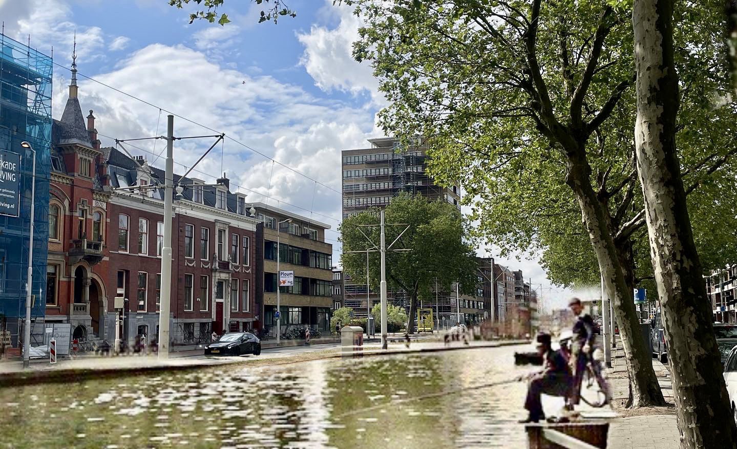 Then & Now Rotterdam on Twitter "On these hot days, it’s noticeably