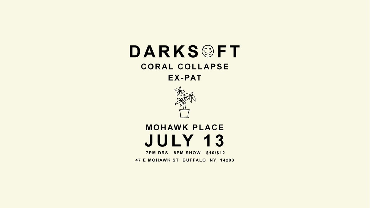 TONIGHT we're playing in Buffalo, NY at @mohawk_place w/ <a href="/coralcollapse/">Coral Collapse</a> and @ex.pat