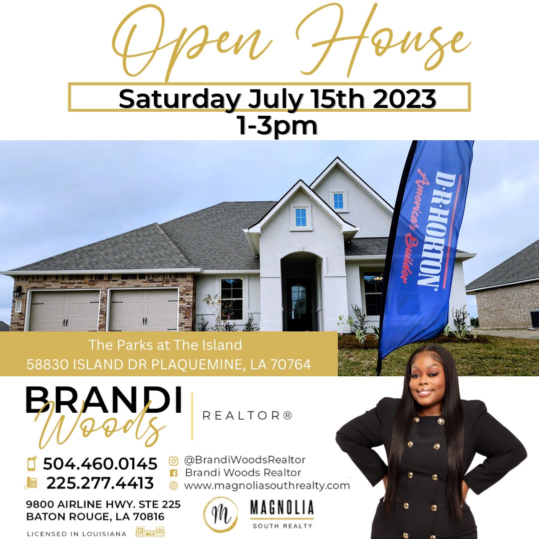BranBran__'s tweet photo. Come join me for my Open House this Saturday! 
📍The Parks at the Island https://t.co/hjGuwQn94X