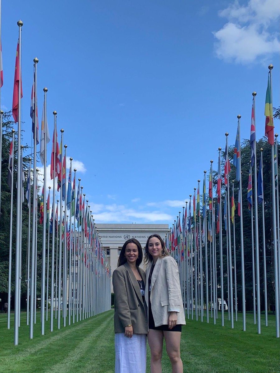 Les alumnes Maria Tugores i Coloma Sastre han assistit a les sessions del Comitè de Drets Humans ONU a Ginebra amb el projecte d’internacionalització <a href="/DerechoUIB/">Facultat de Dret UIB</a> de la <a href="/UIBuniversitat/">Universitat de les Illes Balears - UIB</a> sota la direcció de les professores @margalidacap i <a href="/valemilano6/">valentina milano</a>. Bona feina!