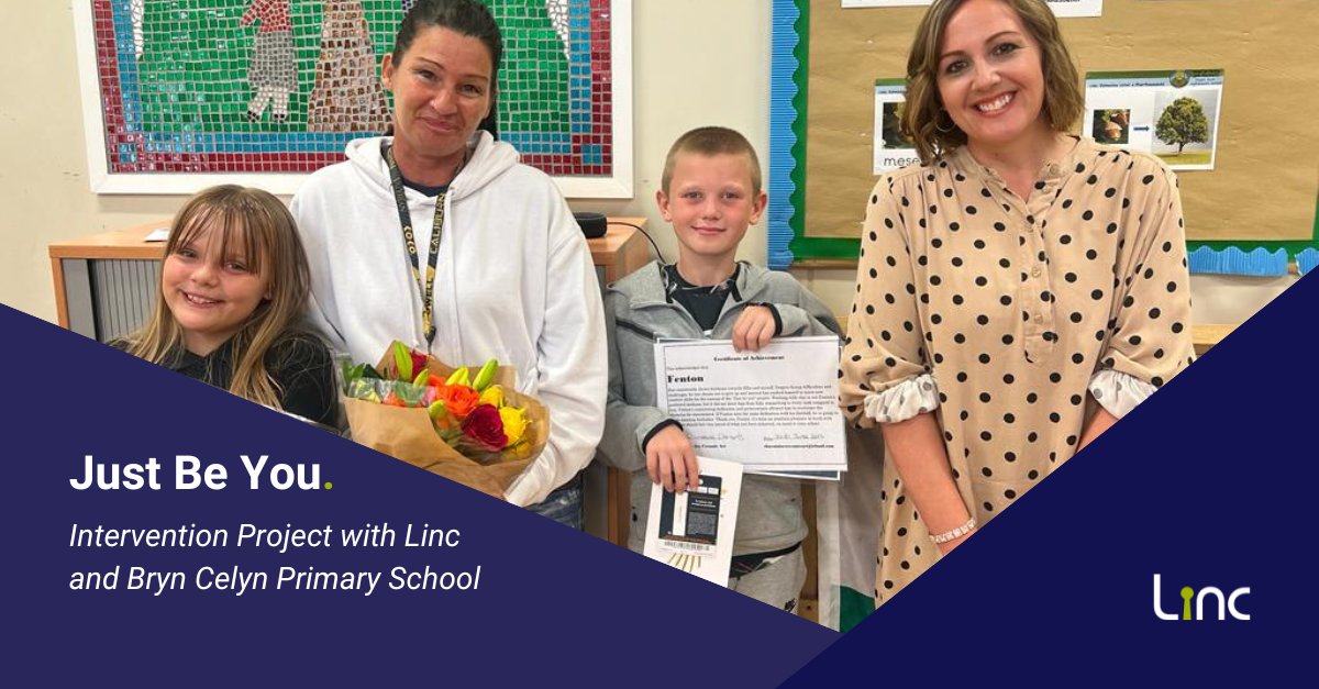 Linc_Cymru's tweet photo. The 'Just Be You' Project is a creative intervention developed by Linc tenant Charmaine Clements to resolve challenging behaviour between two individual children. Supporting her son through a tough time of bullying at school inspired Charmaine to design this fantastic project. https://t.co/Ma3fhSntYX