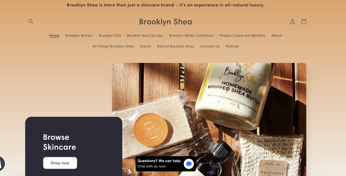Exciting news! The Brooklyn Shea website has a fresh new look. Discover our all-natural products and explore the revamped site today. brooklynsheallc.com #skincare #natural #smallbusiness #blackowned
