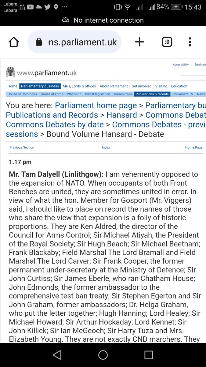 RoadSafety1stMA's tweet photo. https://t.co/hTBQFk0r0x #DearAll #17July 1998 the late #TamDalyell📜#Hansard @HouseofCommons🇬🇧column 738: #9Feb 1990 #Gorbachev🇷🇺 @KremlinRussia_E was reassured by #JamesBaker🇺🇸that @NATO will not lead to the extension #ByOneInchEastward📐cc @mfa_russia🇷🇺#MA🎶529/4📵🚘#RoadSafety https://t.co/XKhGifznaQ