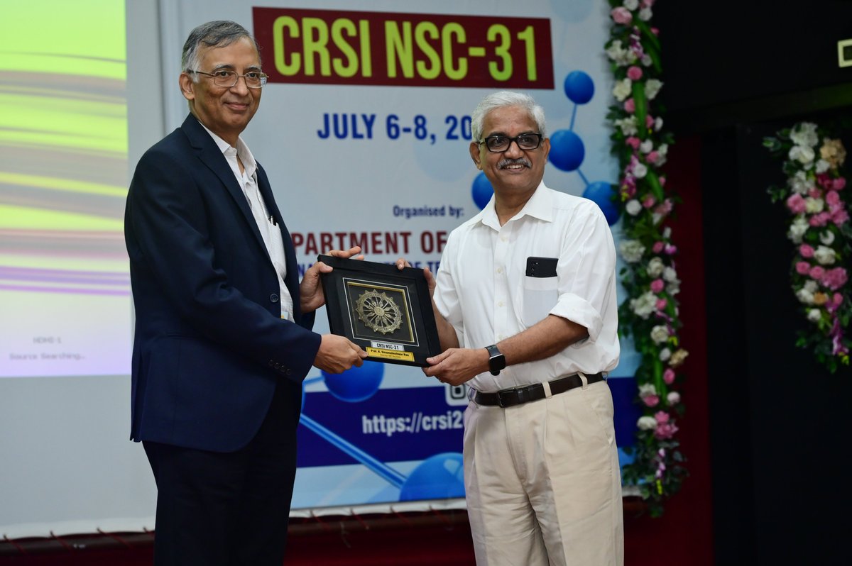 #Inaguration of the 31st @ChemResSocIndia Annual Conference @31CRSI_NSC at @nitrourkela in association with @AmerChemSociety by the honorable Director of NITR, Prof. K. Umamaheshwar Rao.#9