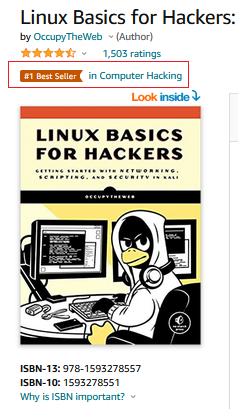 three_cube's tweet photo. Linux Basics for Hackers #1 Bestseller in Linux!
#1 Bestseller in Computer Security
NOW, one of the Best Linux Books of All-time!
For a limited time, just $20.43 on Amazon!
https://t.co/PSPKCJMQpi https://t.co/OVATv6iWg7