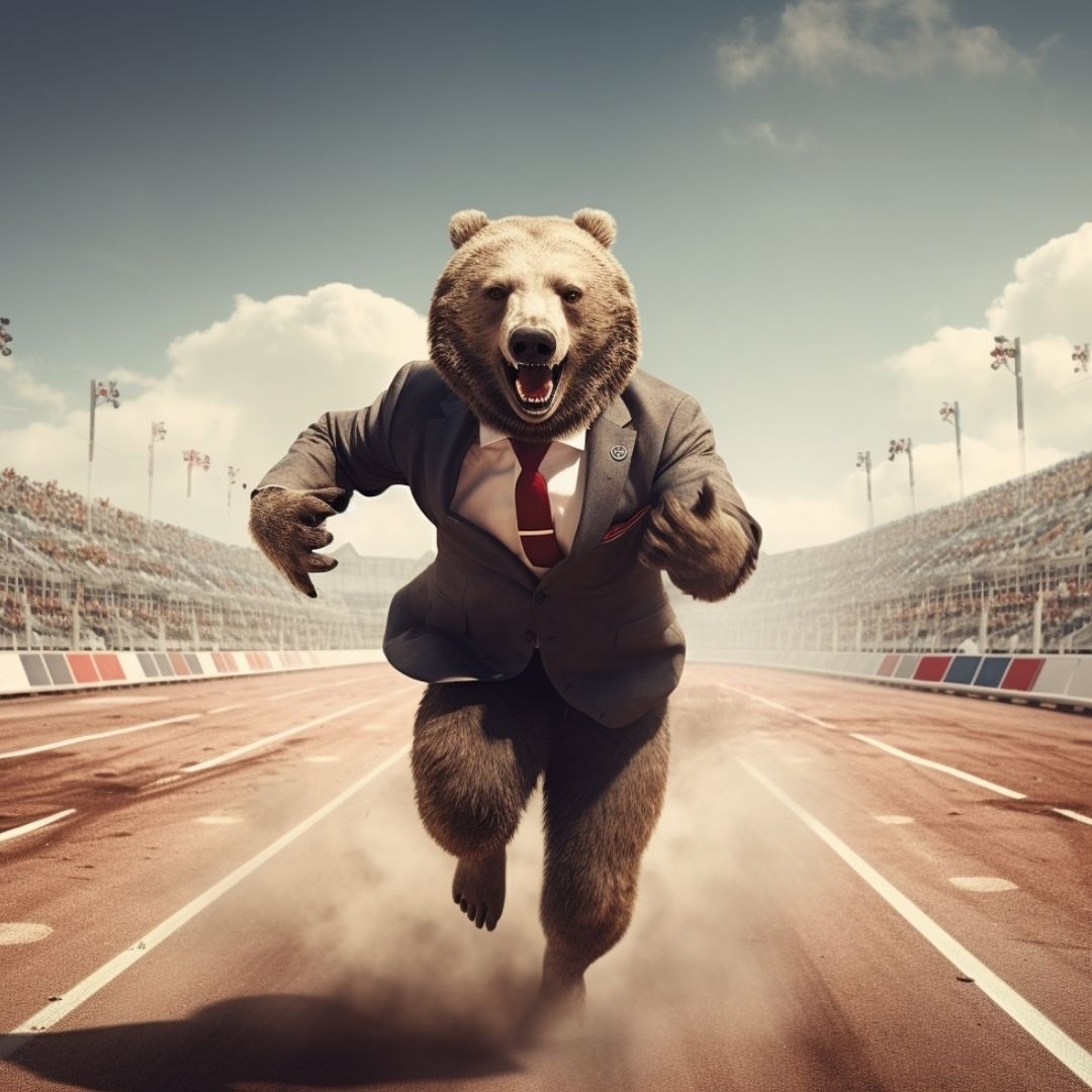 axcilla's tweet photo. Bulls sprint, bears endure. How do you pace yourself in the crypto race? #CryptoPace #BullsVsBears
#Thursday #axcilla #Inspire #inspiration #team #bear #bull #hodl #yolo #wagmi https://t.co/vKQWndUuyf
