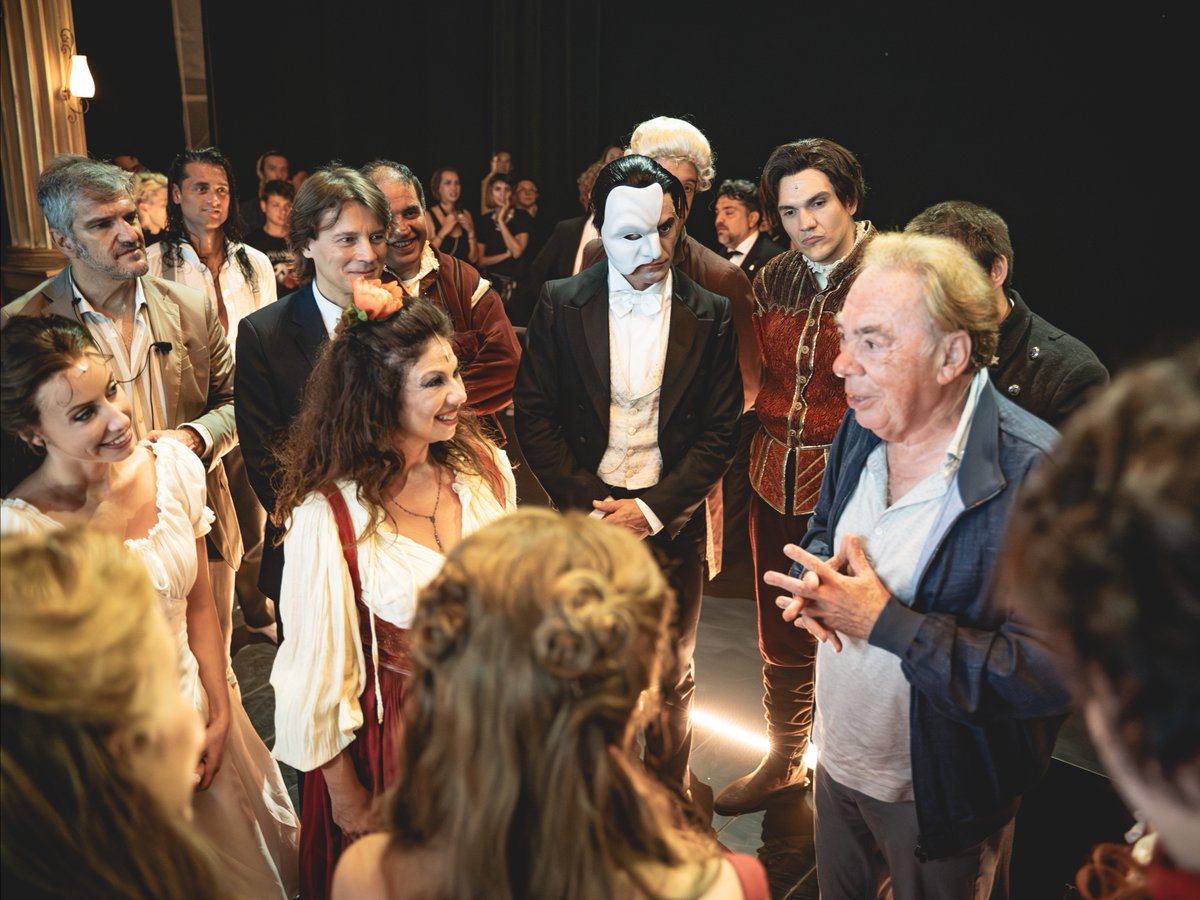 OfficialALW's tweet photo. Fantastic to watch Phantom of the Opera for the first time on an Italian stage in the beautiful @ilRossetti. Congratulations to @RaminKarimloo &amp; the brilliant cast of @POTOWorldwide! I look forward to the Spanish language production in Madrid this year. - ALW

📸 Alberto Furlani https://t.co/AjBk0x8ElQ