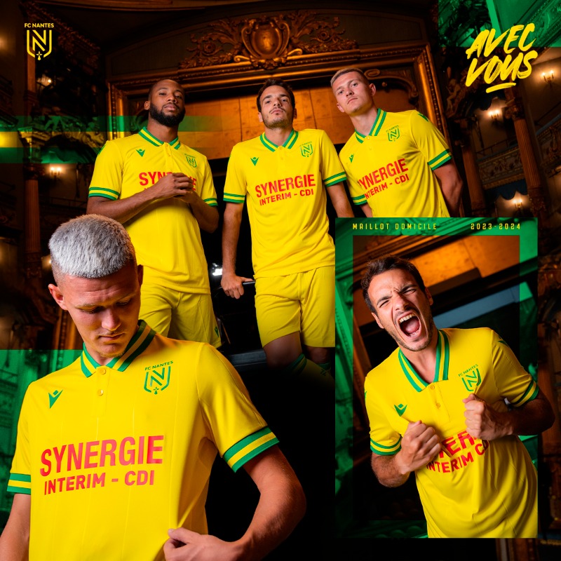 FC Nantes  MAILLOTS 2023-2024 - Entre élégance et tradition