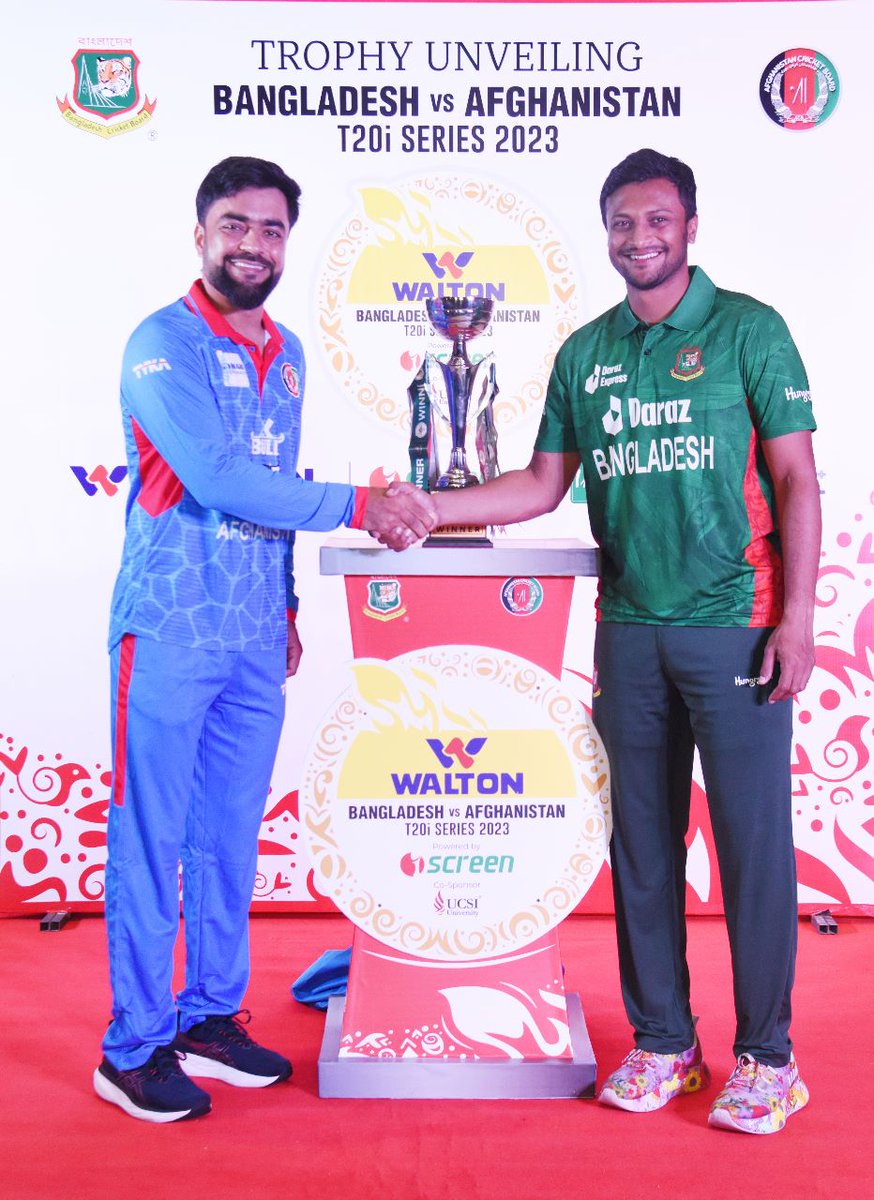 Trophy Unveiling 🏆 
Walton T20i Series 2023 | Bangladesh Vs Afghanistan

#BCB | #Cricket | #BANvAFG