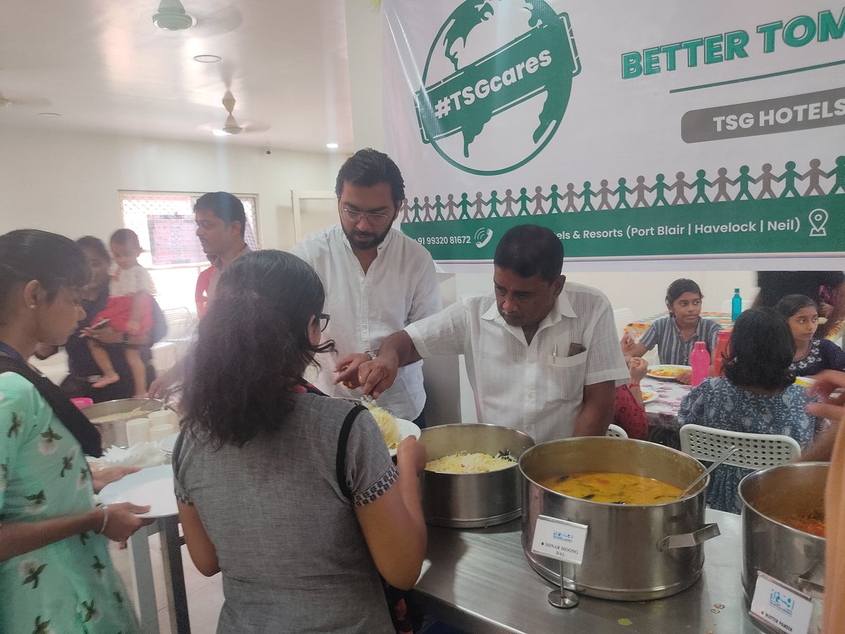 G_Bhasker432's tweet photo. TSG Hotels & Resorts in association with TSG Foundation NGO graciously treated the children's of Pranab Kanya Sangha with a nourishing meal under it's initiative #TSGCares.
Our aim was to bring smiles on the faces of the childrens and to reaffirm their worth. https://t.co/ajF2X1usgj