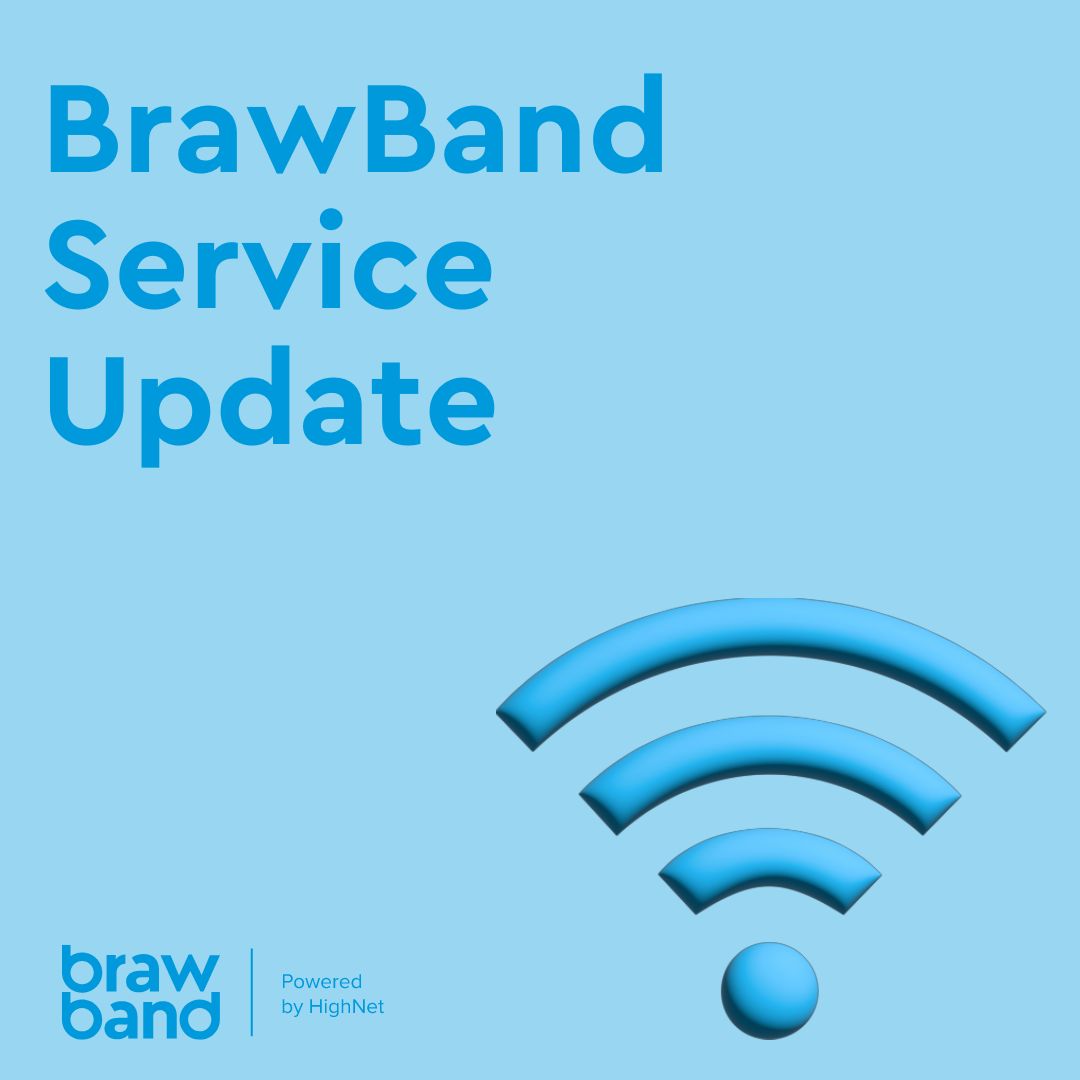 BrawBandHome's tweet photo. 💬SERVICE UPDATE
We are aware customers in Glasgow, Paisley &amp; Renfrewshire are experiencing connection issues. CityFibre's engineers have identified a potential fibre break that is affecting these areas. They are investigating &amp; we will provide further updates as soon as we can. https://t.co/Y8qw9kHOrv