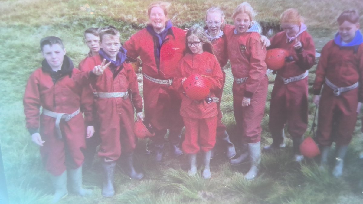 Great fun caving this morning. We all went in the cave #Perseverance #6WaystoGrow
