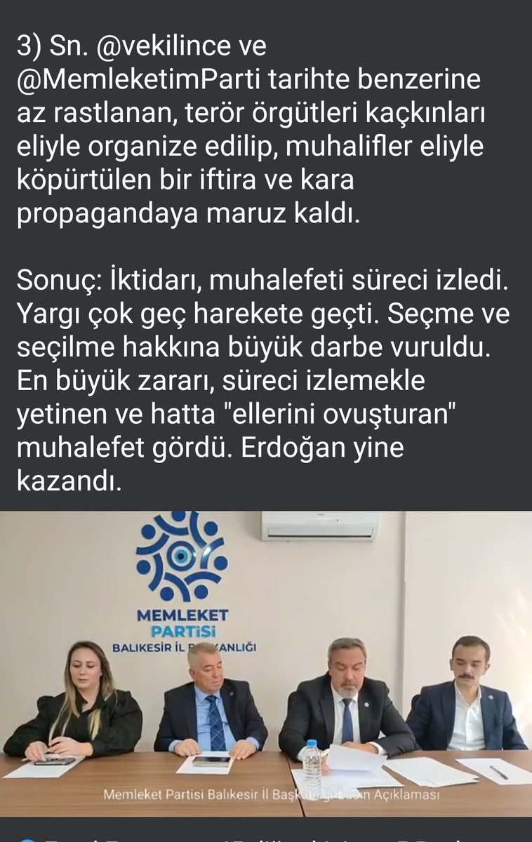 <a href="/tokcem/">CEM TOKER🐬</a> "Kurgulanmış bir seçimin oy kullanan figüranı olmak" 
Maalesef Sn. <a href="/tokcem/">CEM TOKER🐬</a>