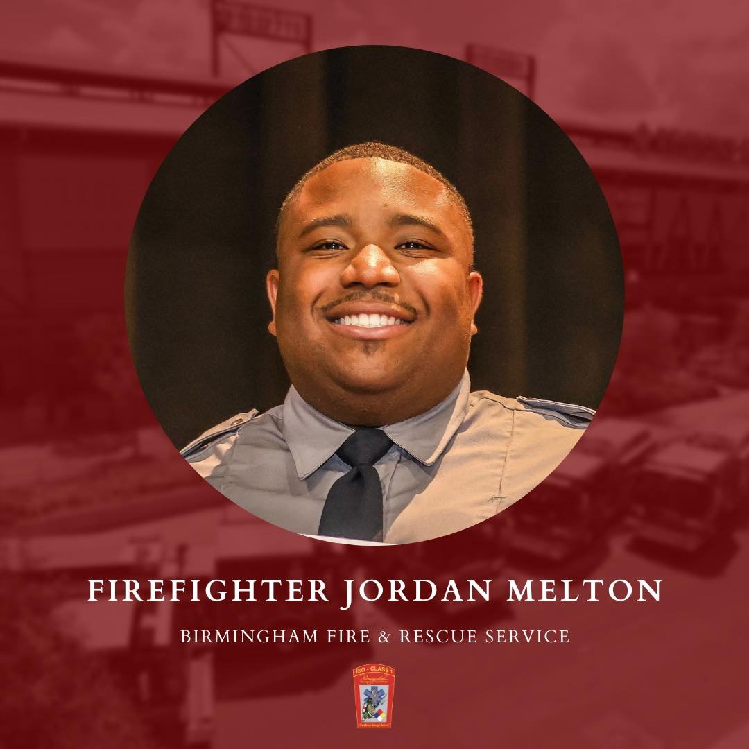 bhamd_7's tweet photo. My prayers are w/ Firefighter Jamal Jones, Firefighter Jordan Melton and their families. I'm rooting for a full recovery for both of these incredible public servants. Birmingham Firefighters do so much to support our communities, it's time for us to stand in the gap for them. https://t.co/tIVLTCV1VE