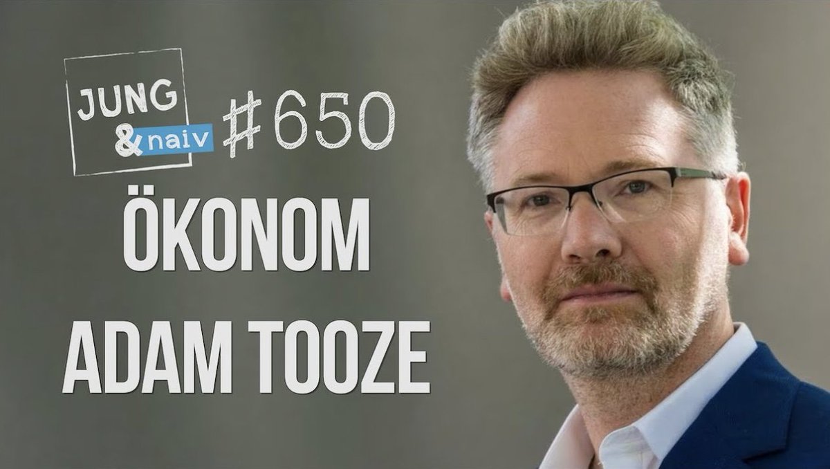 Jetzt LIVE: Wirtschaftshistoriker <a href="/adam_tooze/">Adam Tooze</a> bei <a href="/JungNaiv/">Jung & Naiv</a> youtu.be/w4Y9SomH9Nc