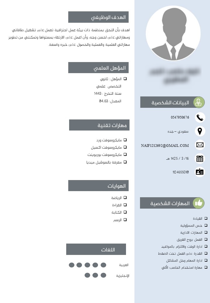 cv_ats_c's tweet image. من اعمالنا في تصميم سيرة ذاتية احترافية 
لرؤية جميع التصاميم تواصل على الواتس اب الرابط في البايو