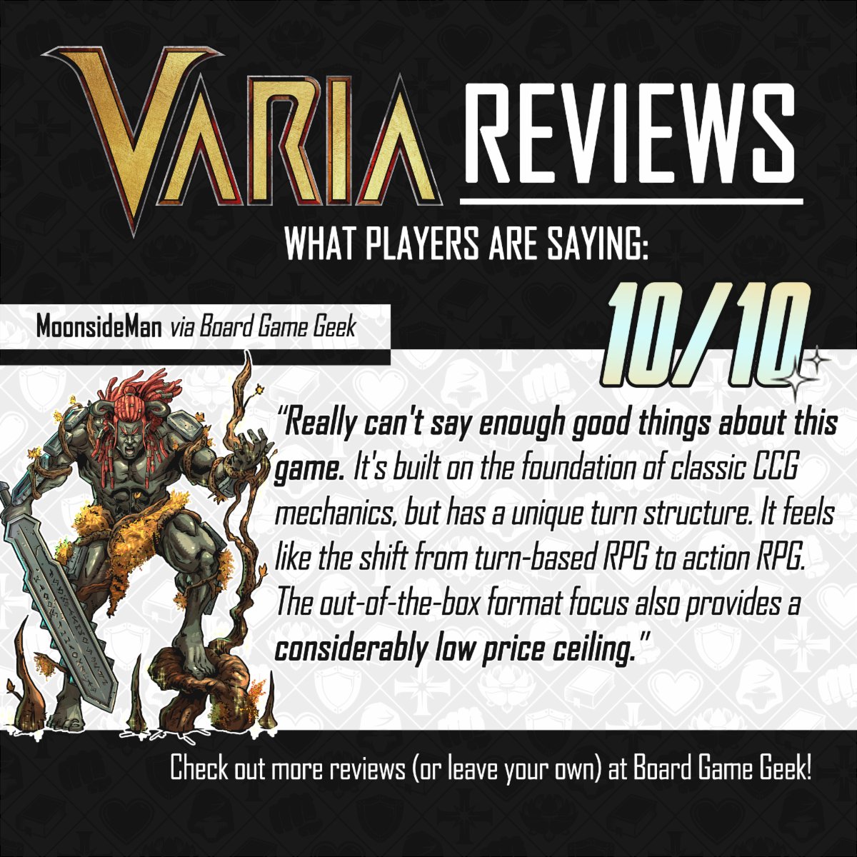 Players are loving Varia! But don't take our word for it - take theirs!