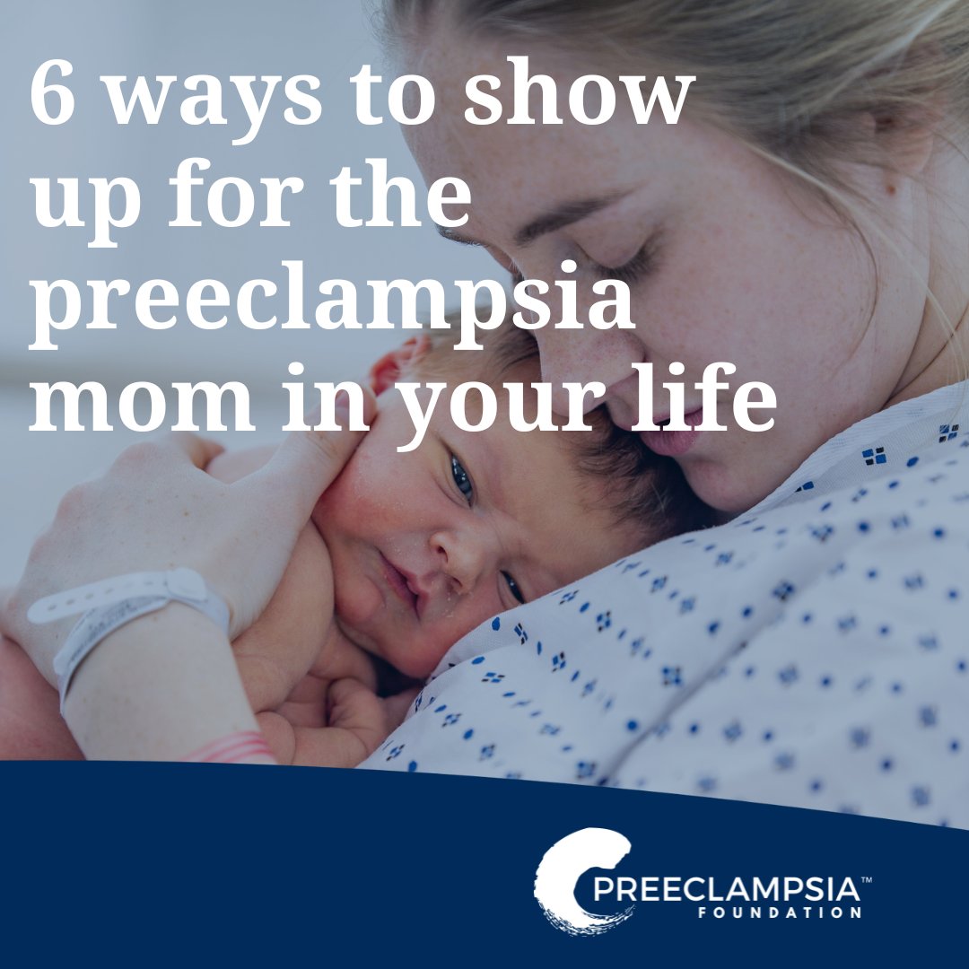 #Preeclampsia can be a life changing experience. Our support article "6 Ways to Show Up for the Preeclampsia Mom in Your Life" shares some ways friends and family can help and support. 

Read our article here: preeclampsia.org/the-news/commu…