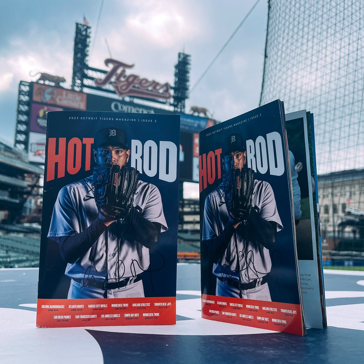 RETWEET for your chance to win an <a href="/eduardorod5/">Eduardo Rodriguez</a> autographed copy of Tigers Magazine!

Pick up Issue 2 at The D Shop through the next two homestands.