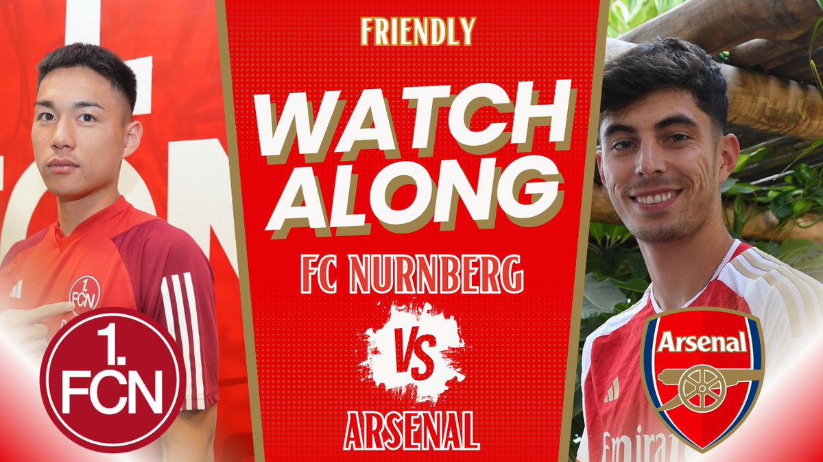 Join @PFan1980 for a live watchalong between FC Nurnberg & Arsenal live on YouTube channels Full Time Sports Network, The Armoury TV and Across The Pond Sports Talk at 4.55pm (UK Time) #arsenal #arsenalfc #FCNARS #FCNAFC #PreSeasonFriendly #Preseason #PremierLeague #EPL #COYG https://t.co/vjhisZKFTm