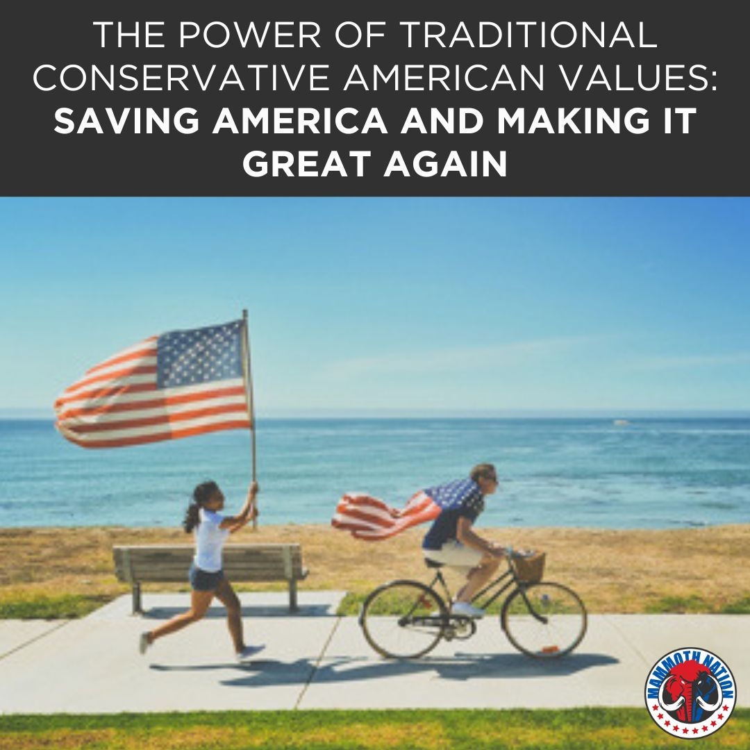 MammothNationUS's tweet photo. Let's explore the significance of traditional conservative American values in preserving the greatness of America and averting its self-destruction.
https://t.co/caDnuu1Vsh
#ShopToTheRight #Conservative #American https://t.co/3XmVcAqBJk